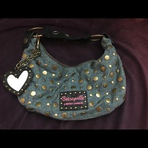Betseyville Jean bag with heart mirror